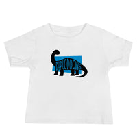 Diplodocus Diplodocws Baby Jersey Short Sleeve Tee T-shirt White Welsh Dinosaur - Taffy Tees