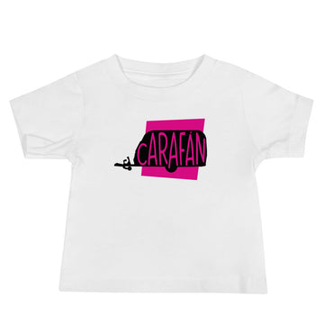 Caravan Carafán Baby Jersey Short Sleeve Tee T-shirt White Welsh - Taffy Tees