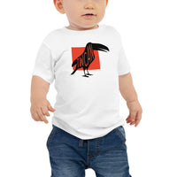 Toucan Twcan Baby Jersey Short Sleeve Tee T-shirt White Welsh - Taffy Tees