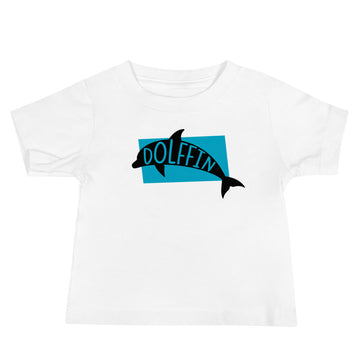 Dolphin Dolffin Baby Jersey Short Sleeve Tee White Welsh