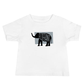 Elephant Eliffant Baby Jersey Short Sleeve Tee White Welsh