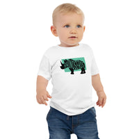 Rhinoceros Rhinoseros Baby Jersey Short Sleeve Tee White Welsh