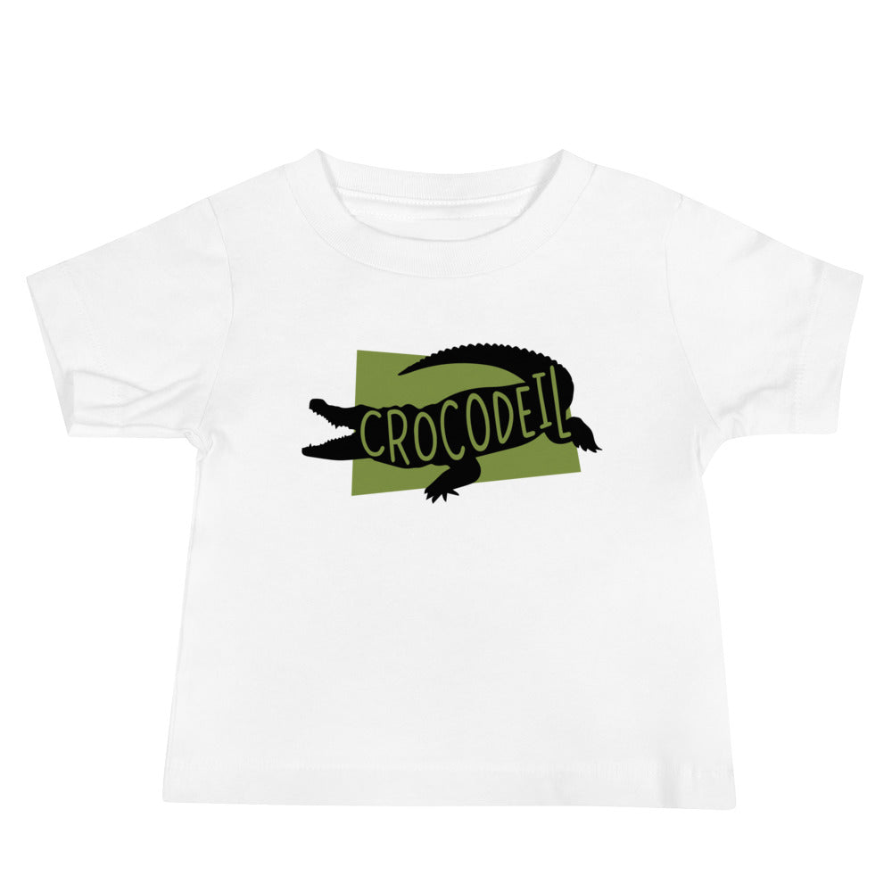 Crocodile Crocodeil Baby Jersey Short Sleeve Tee White Welsh