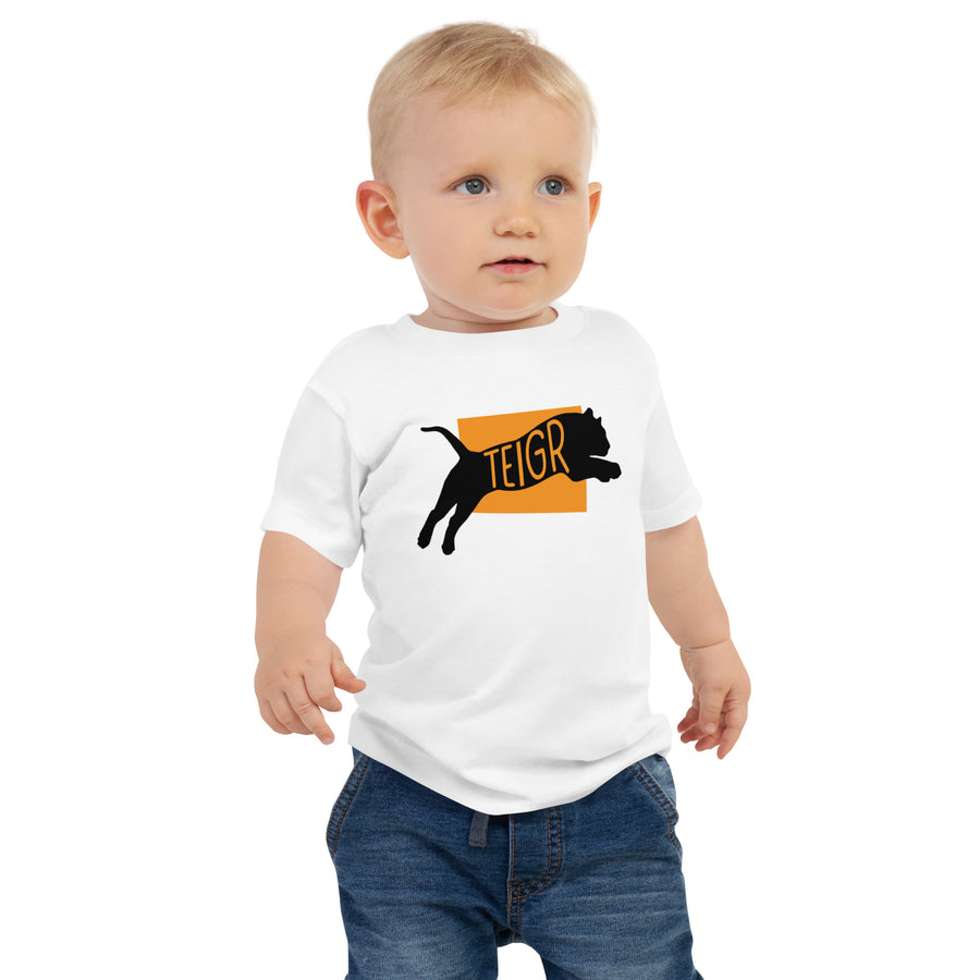 Tiger Teigr Baby Jersey Short Sleeve Tee White Welsh