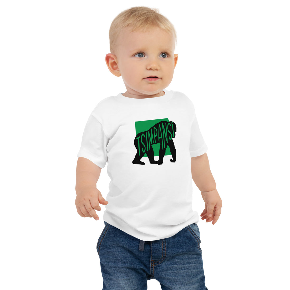 Chimpanzee Tsimpansî Baby Jersey Short Sleeve Tee White Welsh