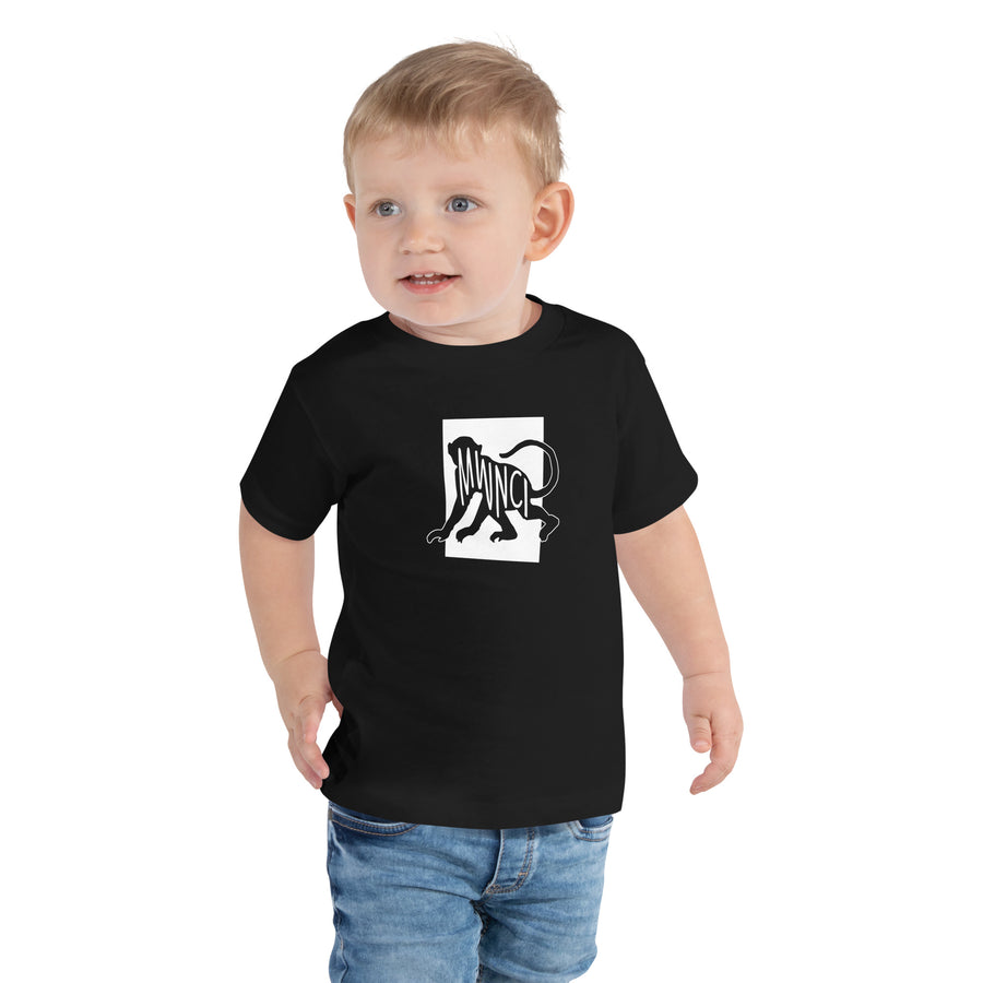 Monkey Mwnci Toddler Short Sleeve Tee Black Welsh