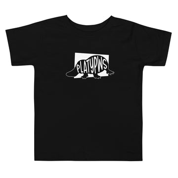 Platypus Platypws Toddler Short Sleeve Tee Black Welsh