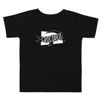 Crocodile Crocodeil Toddler Short Sleeve Tee Balck Welsh