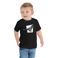 Parrot Parot Toddler Short Sleeve Tee Black Welsh