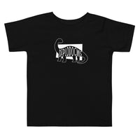 Diplodocus Diplodocws Toddler Short Sleeve Tee Black Welsh