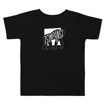 Chimpanzee Tsimpansî Toddler Short Sleeve Tee Black Welsh