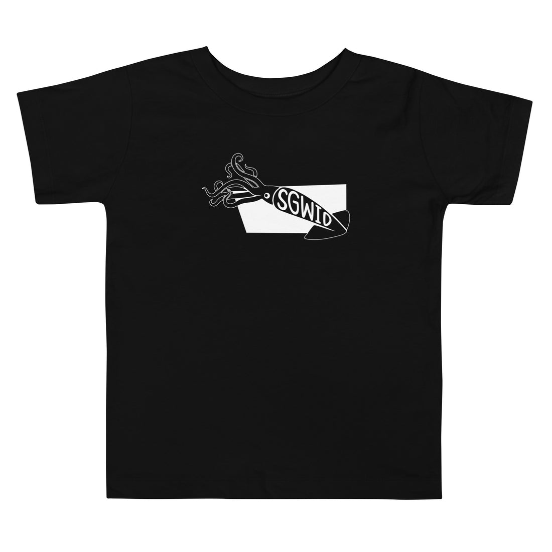 Squid Sgwid Toddler Short Sleeve Tee Black Welsh