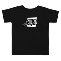 Caravan Carafan Toddler Short Sleeve Tee Black Welsh