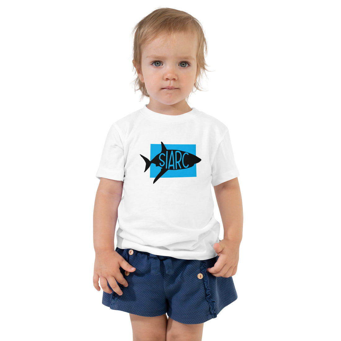 Shark Siarc Toddler Short Sleeve Tee White Welsh