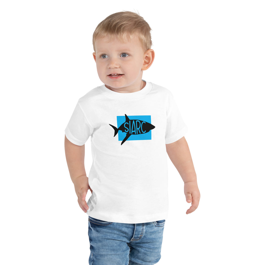 Shark Siarc Toddler Short Sleeve Tee White Welsh