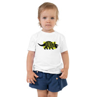 Dinosaur Deinosor Toddler Short Sleeve Tee White Welsh