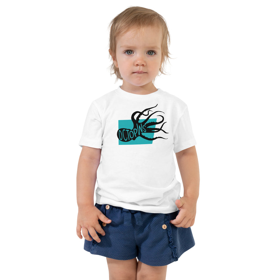 Octopus Octopws Toddler Short Sleeve Tee White Welsh