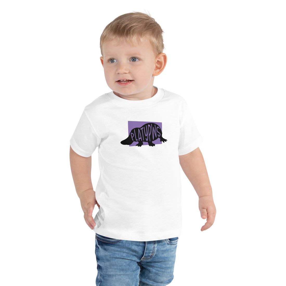 Platypus Platypws Toddler Short Sleeve Tee White Welsh