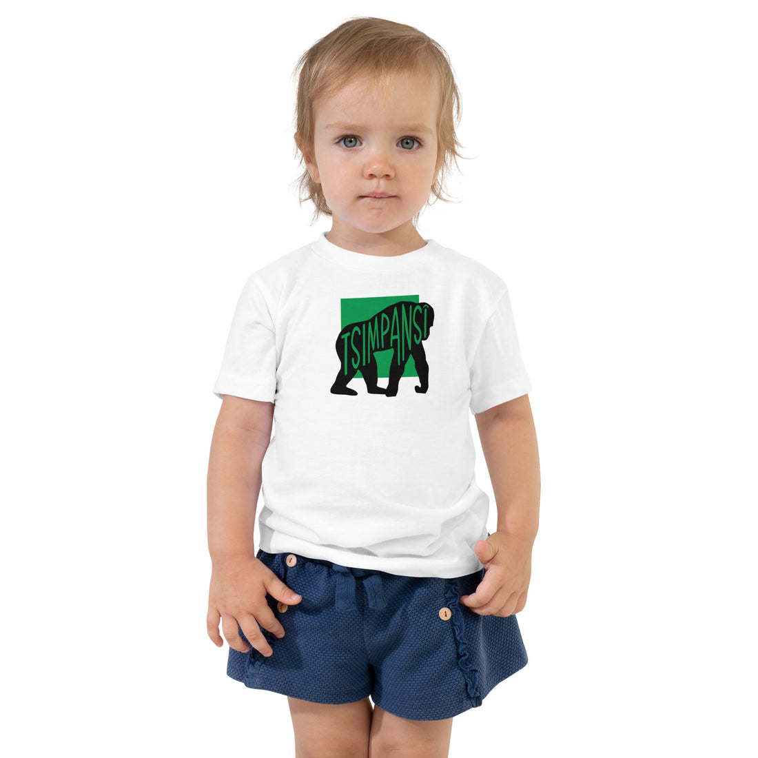 Chimpanzee Tsimpansî Toddler Short Sleeve Tee White Welsh