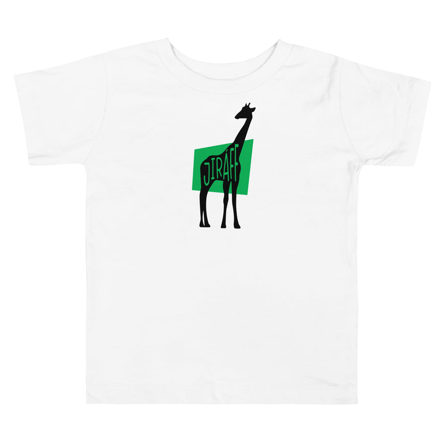 Giraffe Jiráff Toddler Short Sleeve Tee White Welsh