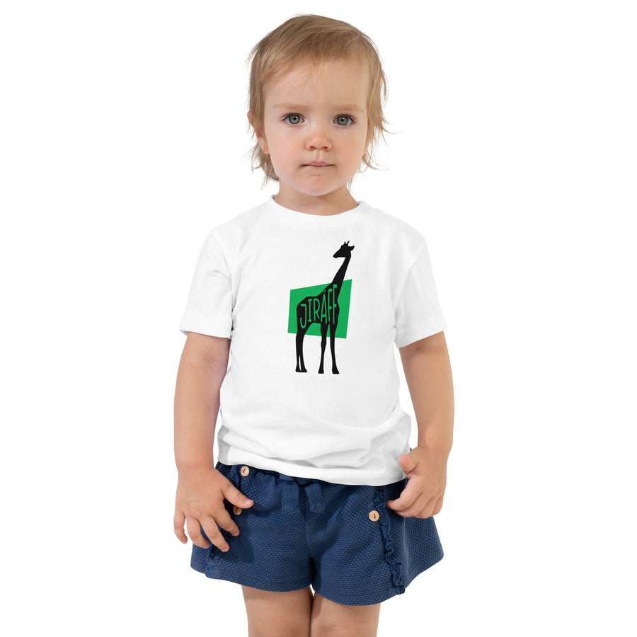 Giraffe Jiráff Toddler Short Sleeve Tee White Welsh