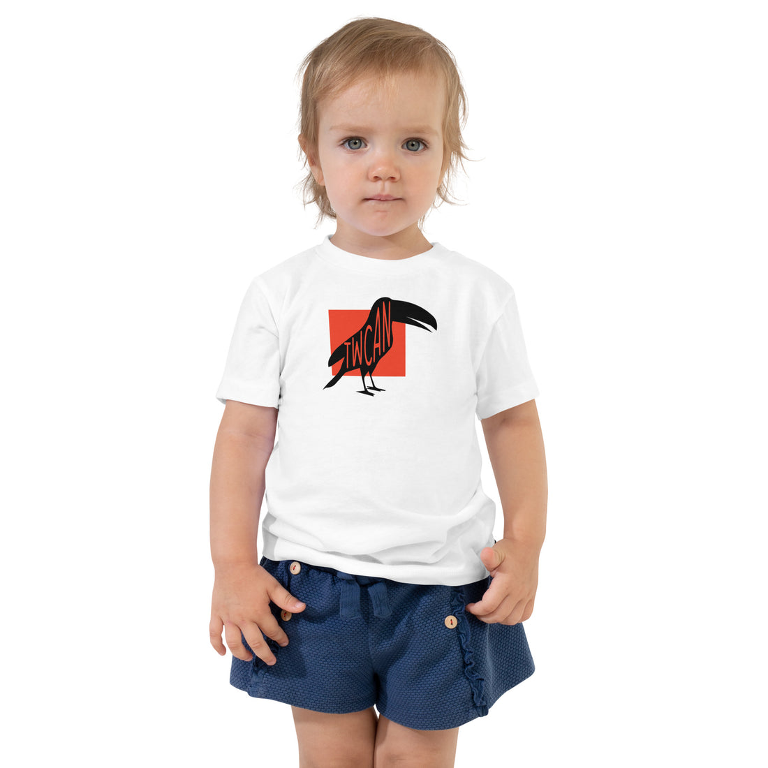 Toucan Twcan Toddler Short Sleeve Tee White Welsh