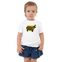 Hippopotamus Hipopotamws Toddler Short Sleeve Tee White Welsh