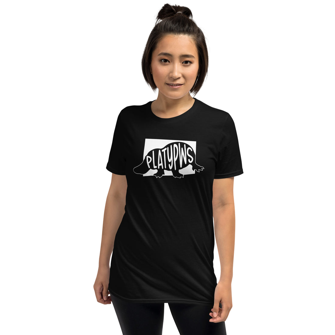 Platypus Platypws Short-Sleeve Unisex T-Shirt Black Welsh