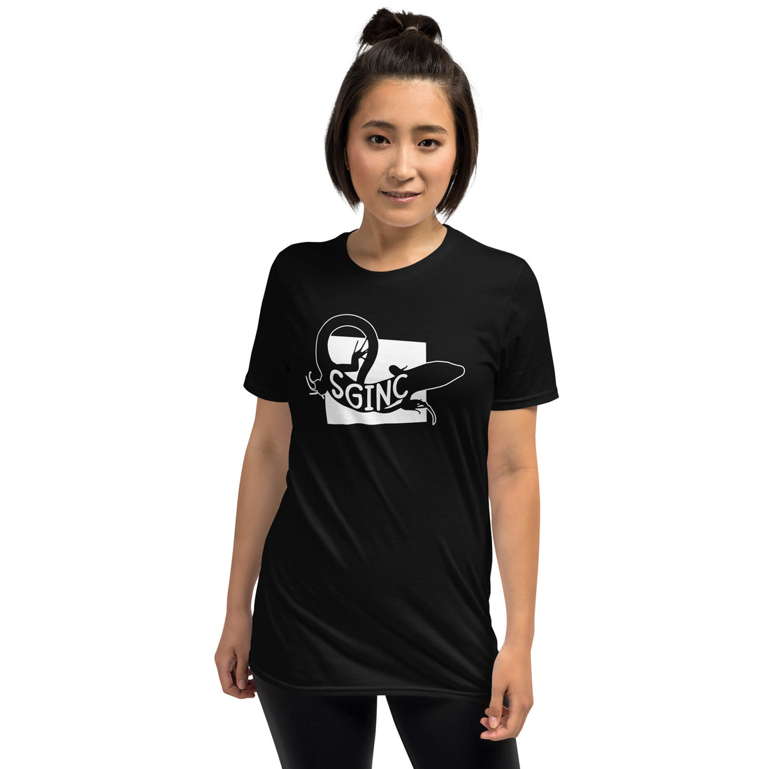 Skink Sginc Short-Sleeve Unisex T-Shirt Black Welsh