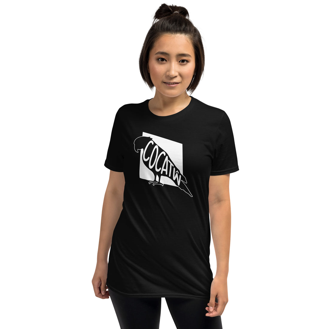 Cockatoo Cocatŵ Short-Sleeve Unisex T-Shirt Black Welsh