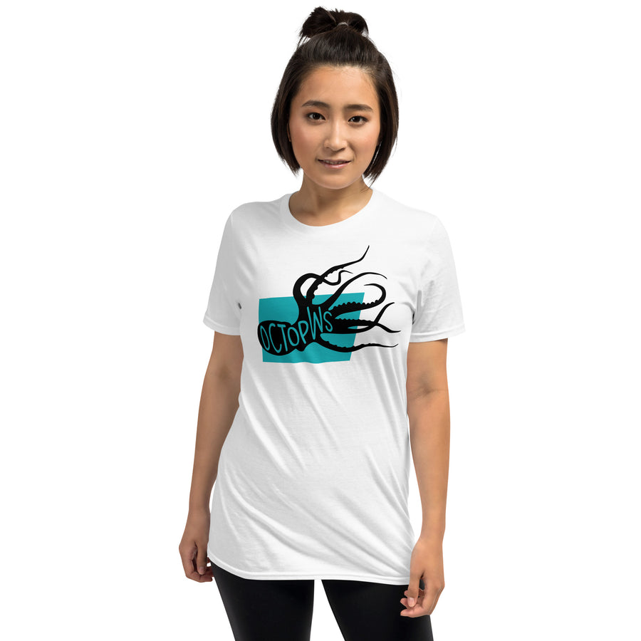 Octopus Octopws Short-Sleeve Unisex T-Shirt White Colour Welsh