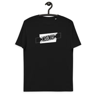 Christmas Cracker Cracer Unisex Organic Cotton T-shirt Welsh Black - Taffy Tees