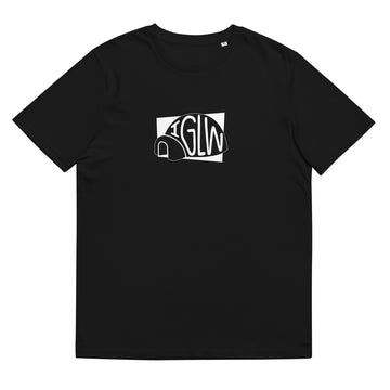 Igloo Iglw Christmas Unisex Organic Cotton T-shirt Welsh Black - Taffy Tees