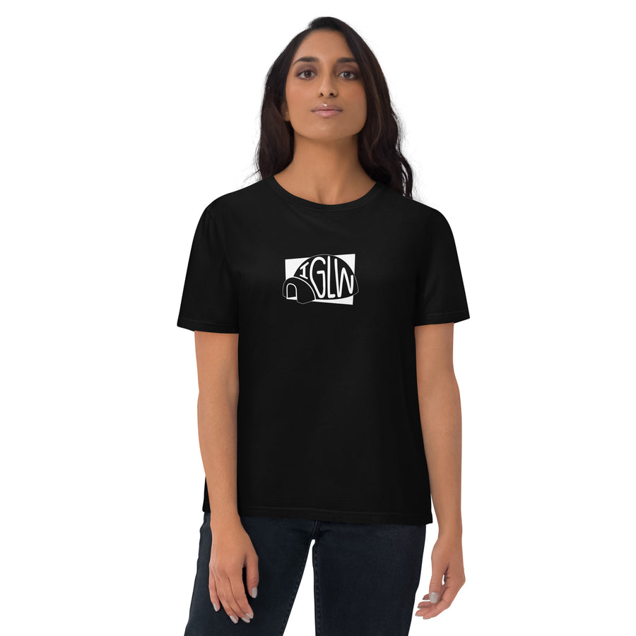 Igloo Iglw Christmas Unisex Organic Cotton T-shirt Welsh Black - Taffy Tees