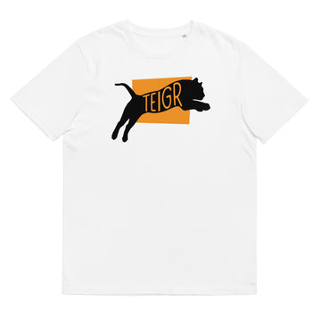 Tiger Teigr Unisex Organic Cotton T-shirt White Colour