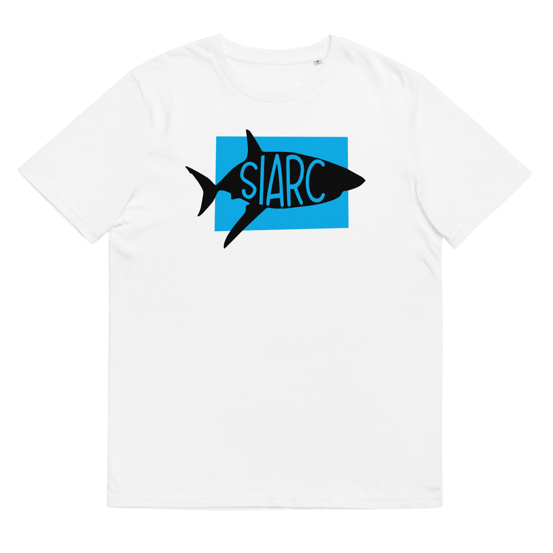 Shark Siarc Unisex Organic Cotton T-shirt White Colour