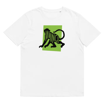 Monkey Mwnci Unisex Organic Cotton T-shirt White Colour