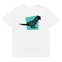 Parrot Parot Unisex organic cotton t-shirt white welsh