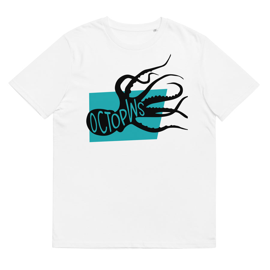 Octopus Octopws Unisex organic cotton t-shirt white colour welsh