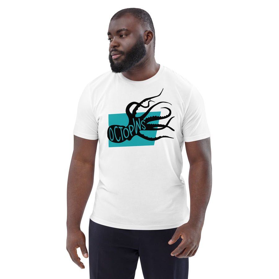 Octopus Octopws Unisex organic cotton t-shirt white colour welsh