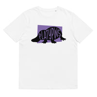 Platypus Platypws Unisex organic cotton t-shirt white colour welsh