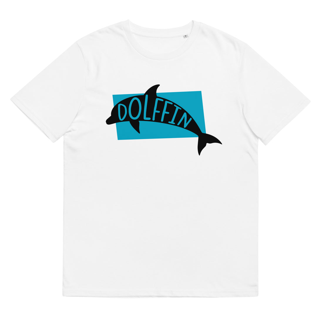 Dolphin Dolffin Unisex organic cotton t-shirt White Adult Welsh