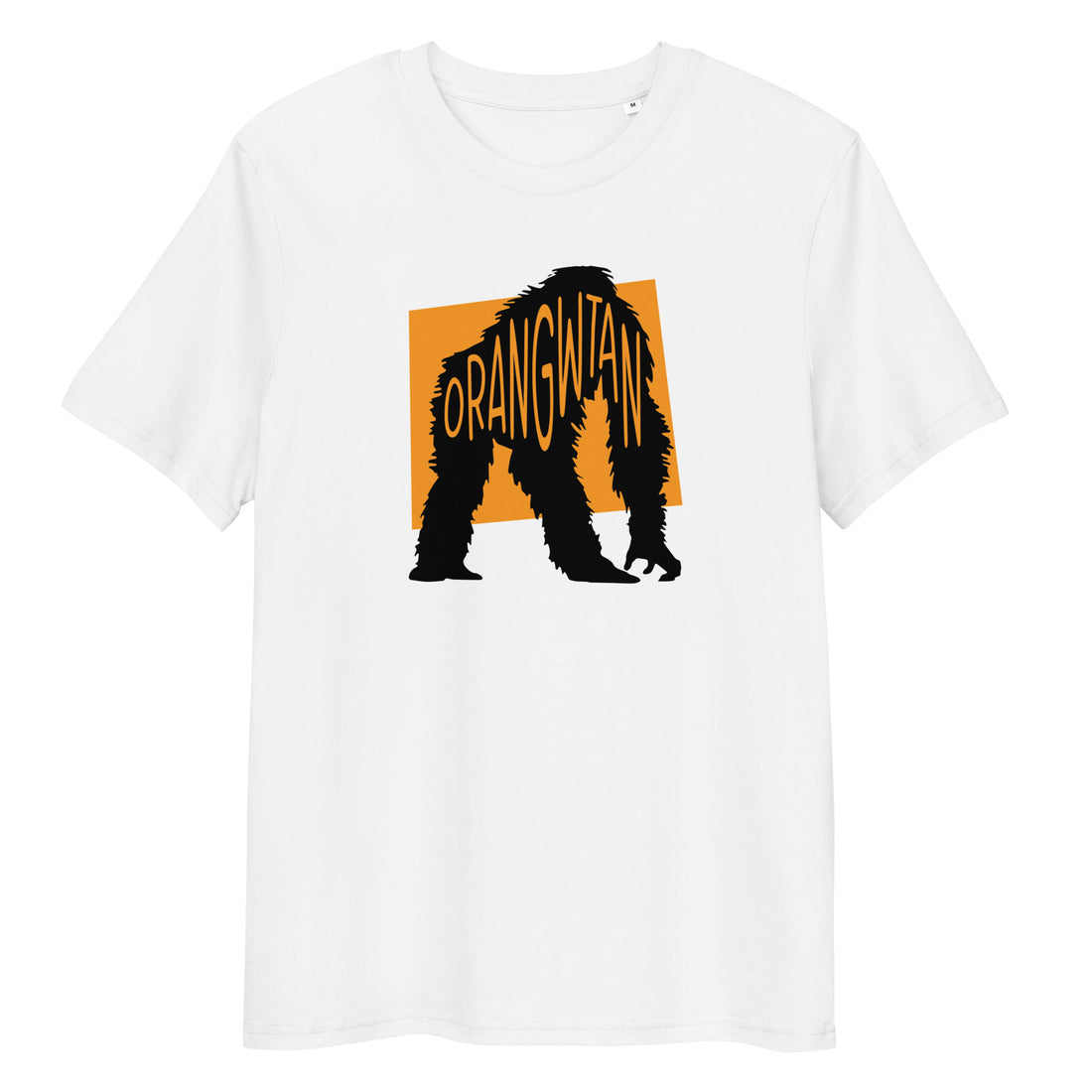 Orangutan Orangwtan Unisex Organic Cotton T-shirt White Welsh