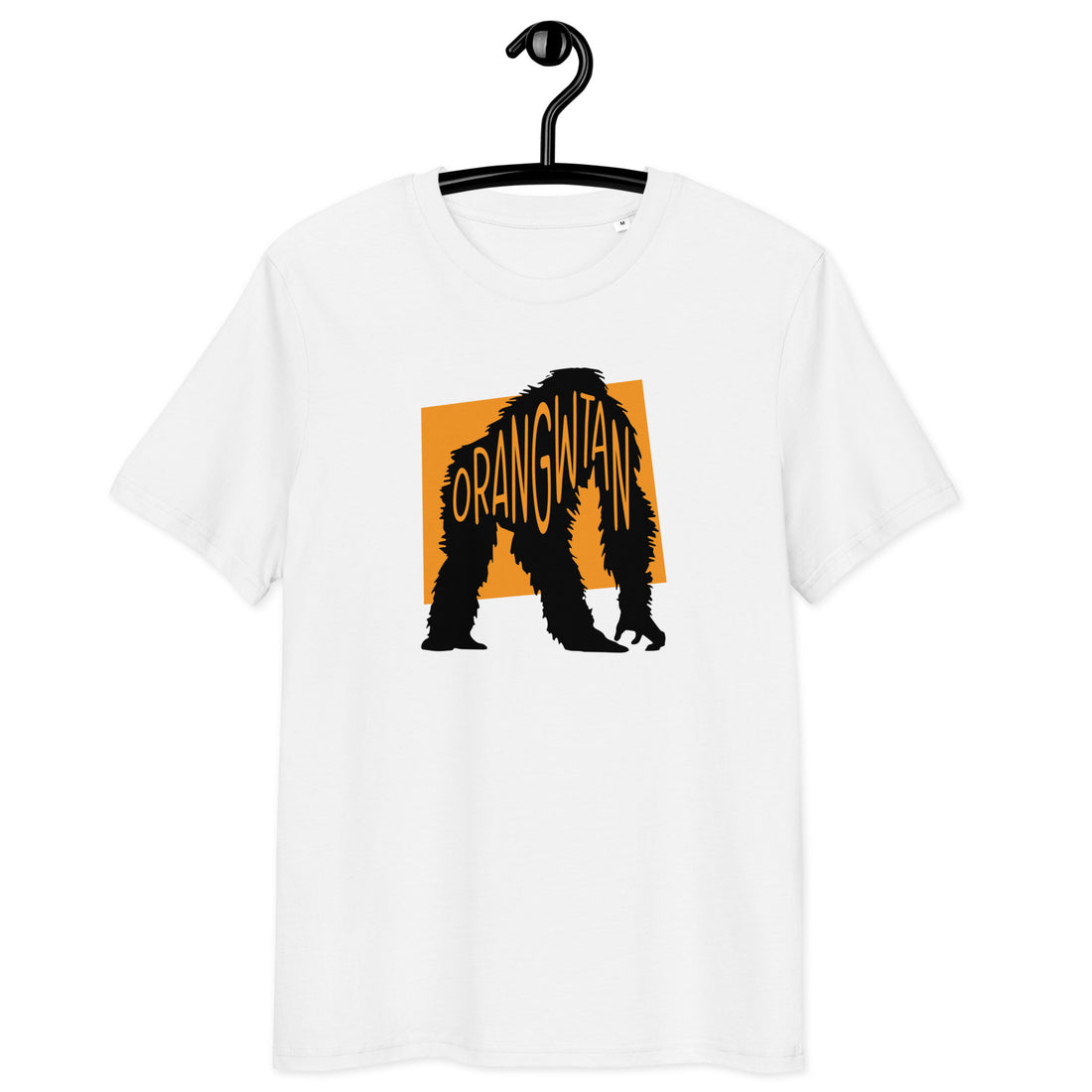 Orangutan Orangwtan Unisex Organic Cotton T-shirt White Welsh