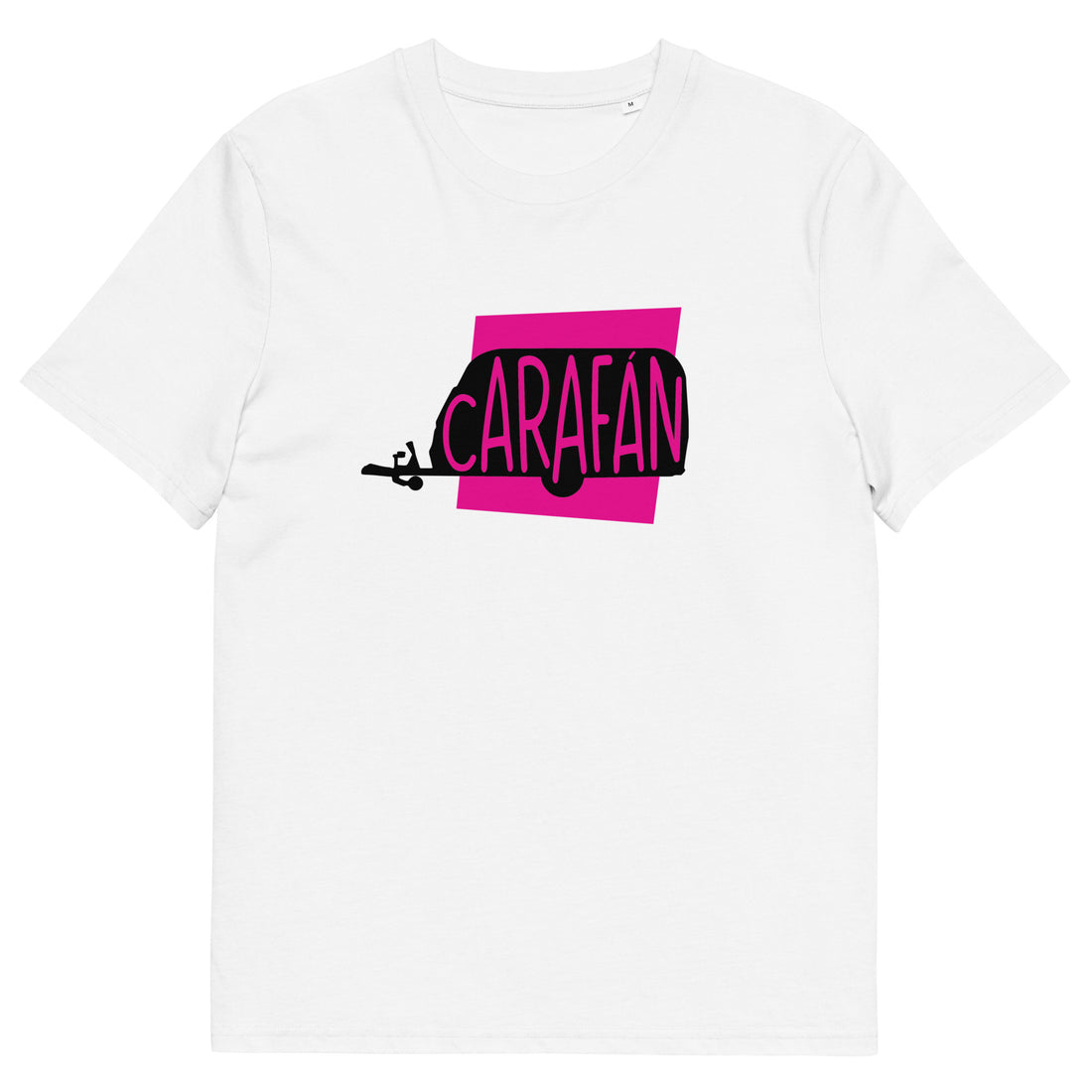 Caravan Carafán Unisex Organic Cotton T-shirt White Colour