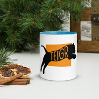 Tiger Teigr Mug with Colour Inside Welsh