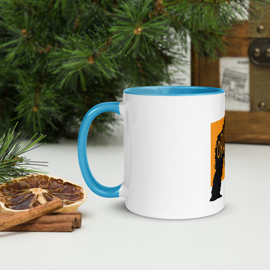 Orangutan Orangwtan Mug with Colour Inside Welsh