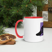 Platypus Platypws Mug with Colour Inside Welsh